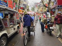 Eng durch die Straßen