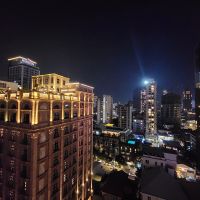 Phnom Penh Ausblick von unserem Hotel