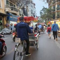 Rikscha - Fahrt in Hanoi