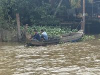 ...weiter mit dem Ruderboot durchs Mekong Delta (1)