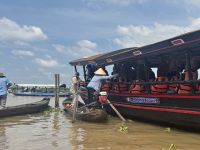 ...weiter mit dem Ruderboot durchs Mekong Delta (8)