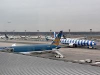 Aussicht vom Gate 8, Frankfurt Flughafen 