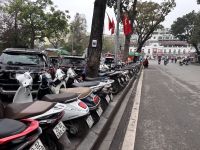 Motorräder in Hanoi City