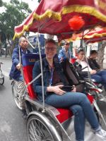 Rickschafahren, RB Sabine, Hanoi