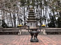 Mönchsgrab, in der Thien Mu Pagode