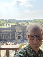 Angkor Wat von oben bei über 40 grad