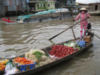 Mekong Delta - Schwimmender Markt