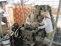 Ziegelei im Mekong Delta