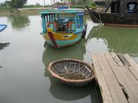 Hoi An - rundes Fischerboot