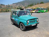 Auffahrt zum Berg Langbiang