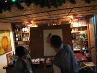 Abendessen im Art Cafe