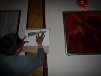 Beim Künstler im Restaurant (3)