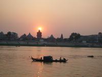Bootsfahrt auf dem Mekong