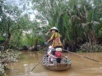 Bootsfahrt im Mekong-Delta 