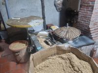 Mekong-Delta (Insel An Binh - Herstellung von Reispapier)