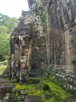 Siem Reap (Steinerner Elefant am Südtor zur Tempelanlage 