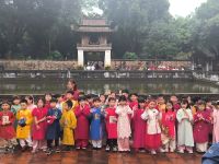 Vietnamesische Schulanfänger