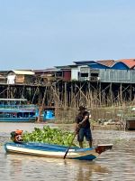 Stelzenhäuser und Dörfer am Tonle Sap - Fluss &ndash; &copy; Birgit Kirchner (Eberhardt TRAVEL)