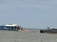 schwimmende Dörfer und Häuser auf dem Tonle Sap - See &ndash; &copy; Birgit Kirchner (Eberhardt TRAVEL)