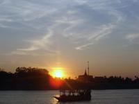 Sonnenuntergang in Phnom Penh
