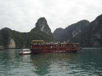 an Bord der Dschunke