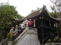 Einpfahl-Pagode in Form einer Lotusblume