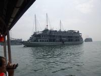 Dschunke in der Halong Bucht
