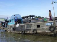 Schwimmende Märkte im Mekong Delta