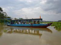Bootsfahrt in Chau Doc
