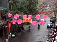 Zum Tetfest sind die Strassen bunt geschnückt