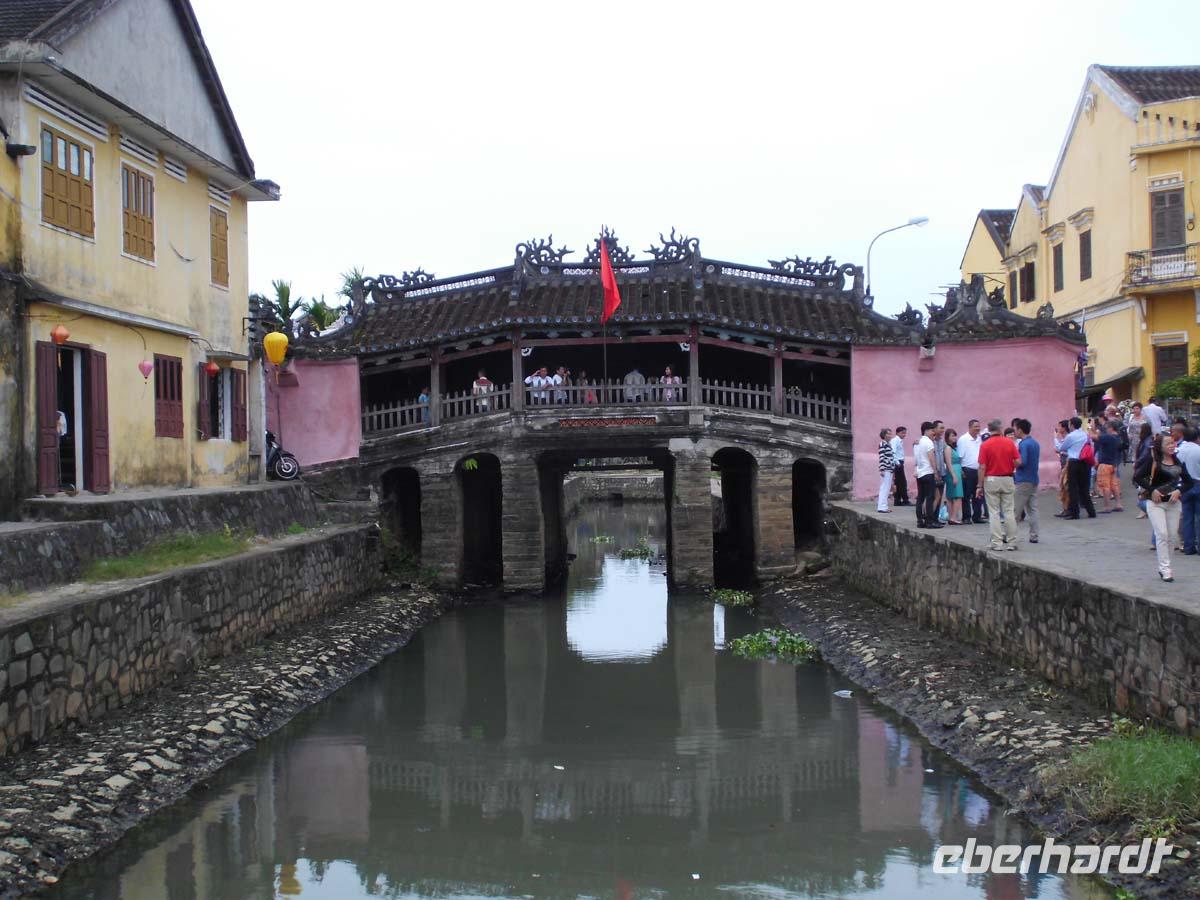 Die japanische Brücke in Hoi An