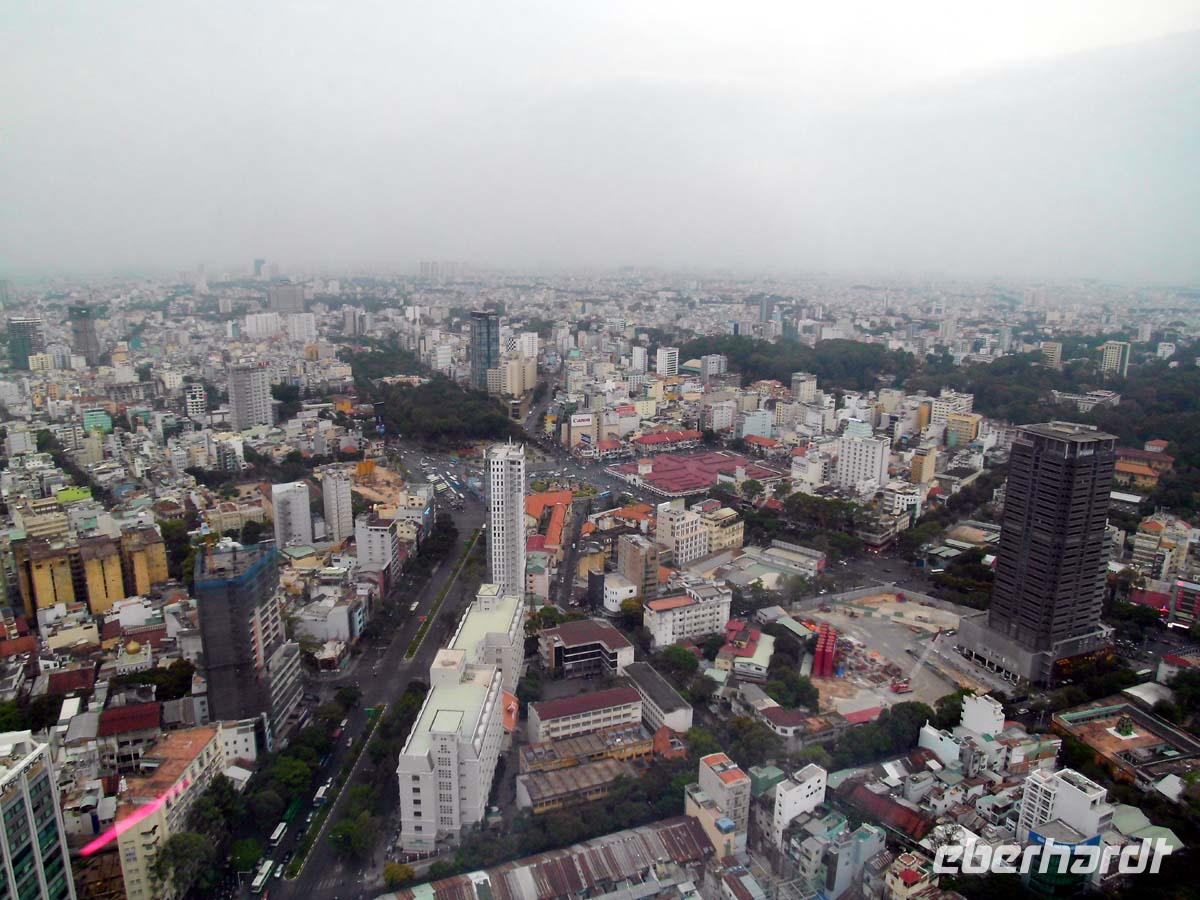 Saigon Blick zum Zentralmarkt