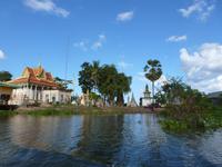 Bootsfahrt bei Kompong Khleang