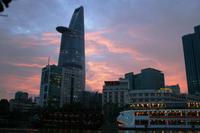 Sonnenuntergang in Saigon