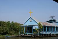 Tonle Sap - schwimmende Kirche