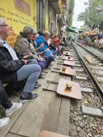 An den Eisenbahngleisen