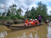 Bootsfahrt im Mekong-Delta 
