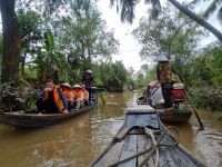 Bootsfahrt im Mekong-Delta 