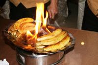 Da Lat - Bananen werden flambiert
