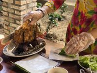 Elefantenohr Fisch, zerlegen in Reispapier
