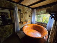 Holzbadewanne