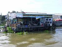 Schwimmende Dörfer im Mekong Delta