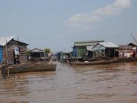schwimmendes Dorf auf dem Tonle Sap See