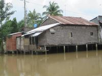 Stelzenhäuser Mekong Delta