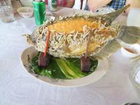 Lecker Fisch im Mekong-Delta beim Mittagessen