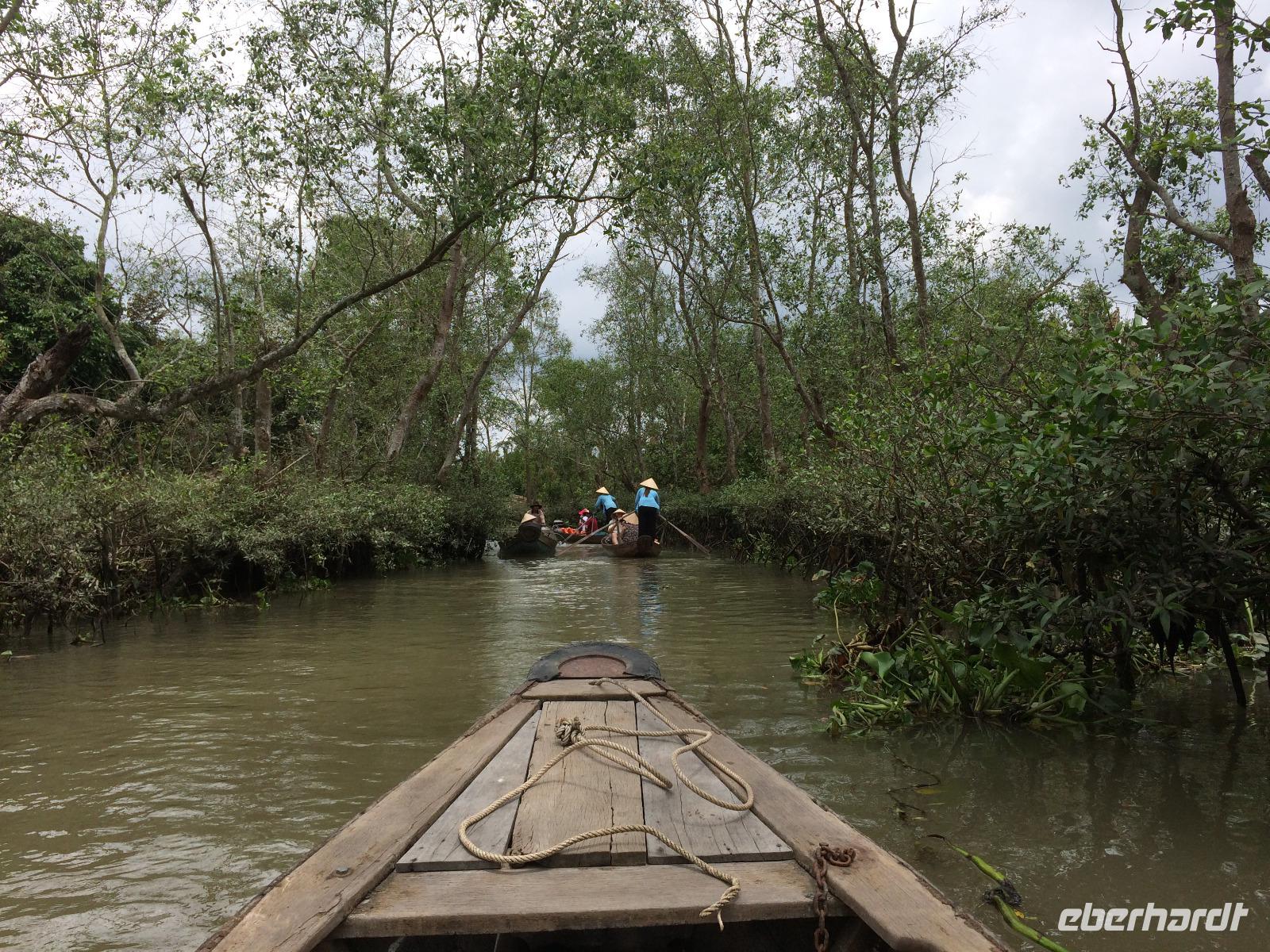 Bootsfahrt im Mekong-Delta