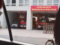 Freizeit in Saigon - Feuerwehrdepot