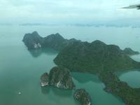Halongbucht vom Wasserflugzeug aus