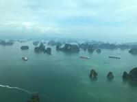 Halongbucht vom Wasserflugzeug aus