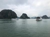 Schiffsverkehr in der Halongbucht